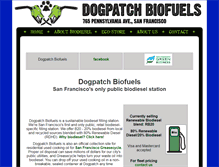 Tablet Screenshot of dogpatchbiofuels.com